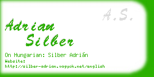 adrian silber business card